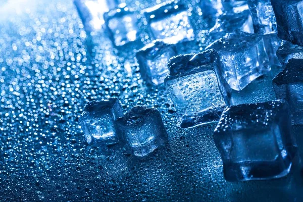 Real Cool Ice Cube Frozen Background Stock Photo 97443626