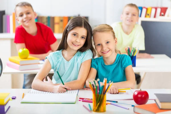 Group School Kids Classroom — Stock Photo, Image