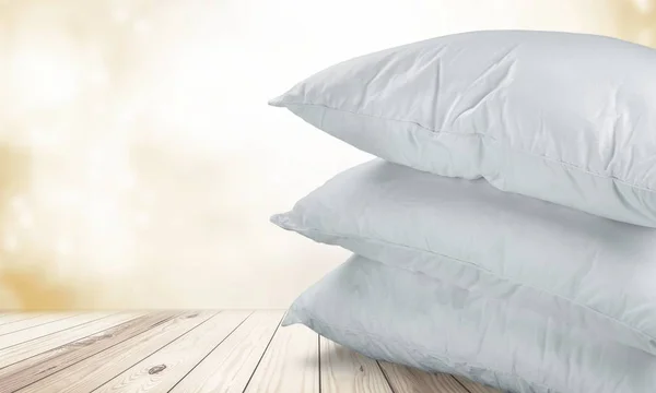 Almohadas blancas Pila — Foto de Stock
