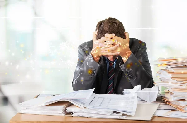 Business man tired — Stock Photo, Image