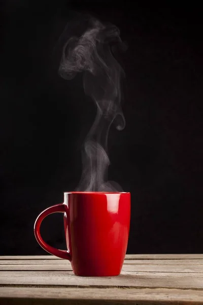 Hot cup of coffee — Stock Photo, Image