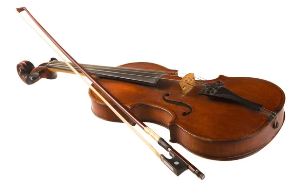 Violino clássico de madeira — Fotografia de Stock