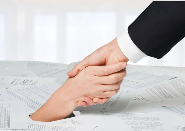 Obchodní dohody handshake — Stock fotografie