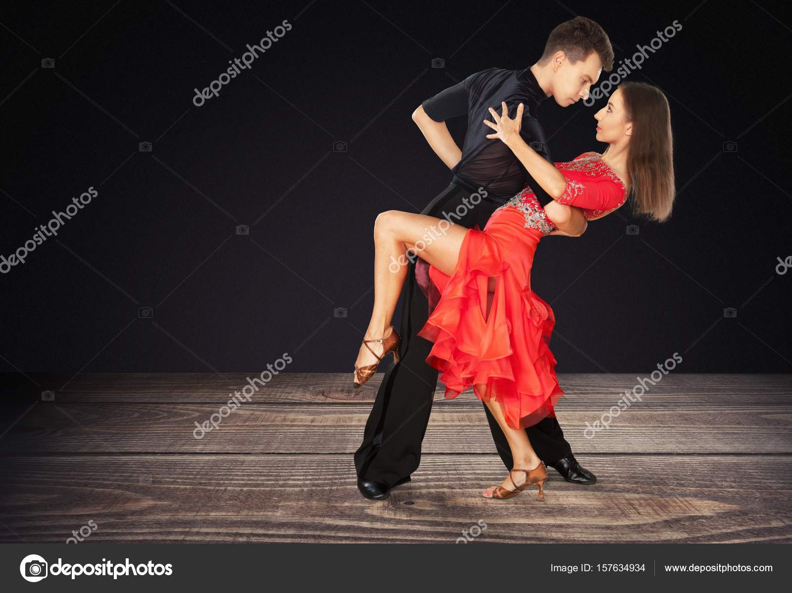 Man and a woman dancing Salsa Stock Photo by ©billiondigital 157634934