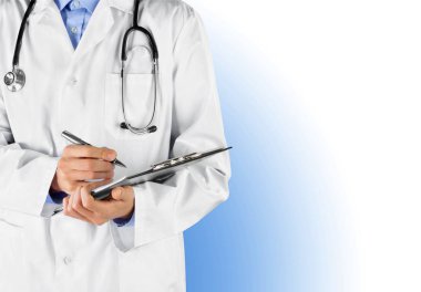 Doktor stetoskop yazı ile 