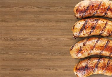 Lezzetli Kızarmış sosis