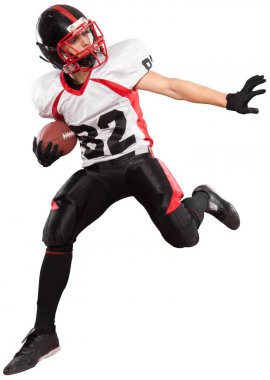 Futbol oyuncu topu ile