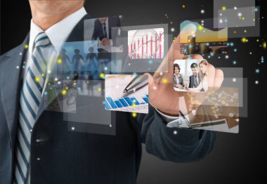 adam el simgeleri fotoğraflarla dokunmadan