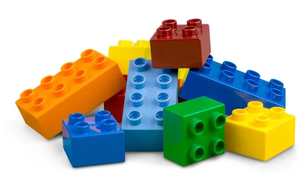 Oyuncak renkli bloklar — Stok fotoğraf