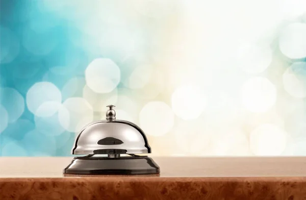 Hotel receptie service desk bell — Stockfoto