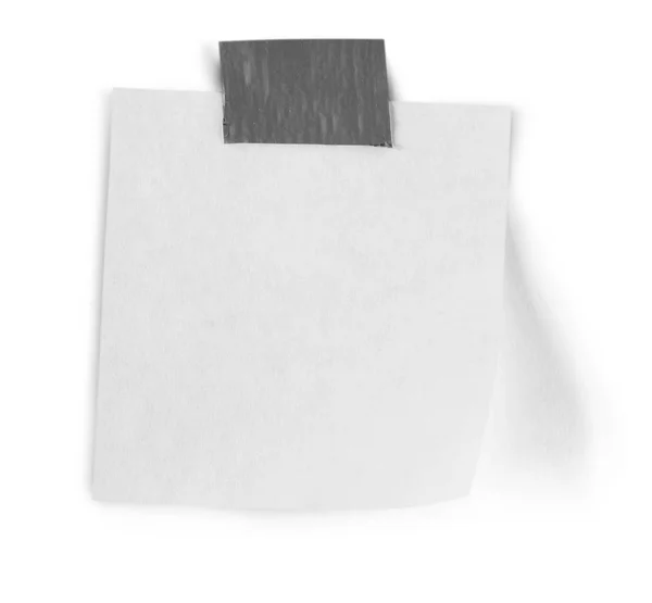 Fehér papír jegyzék — Stock Fotó