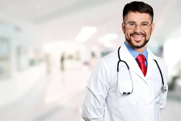 Yakışıklı doktor portresi — Stok fotoğraf