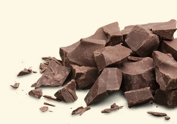 Pieces of delicious chocolate — Stock Photo, Image