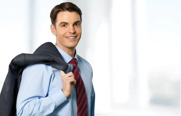 Confident handsome businessman — Stock Photo, Image