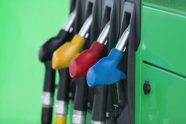 Close-up van benzine station — Stockfoto