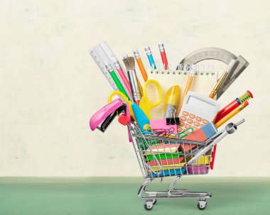 Okul Kırtasiye kompozisyon 