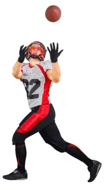 Futbol oyuncu topu ile