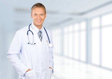 genç yakışıklı doktor