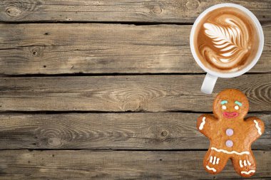 Zencefilli kurabiye ile aromatik kahve