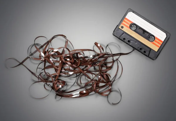 Oude tape cassette — Stockfoto
