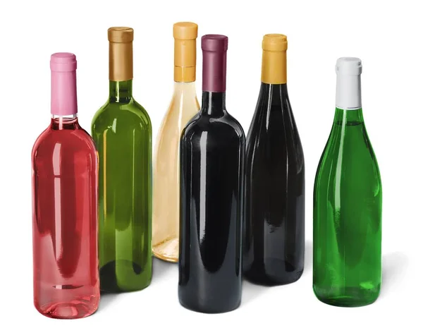 Különböző üveg bort — Stock Fotó