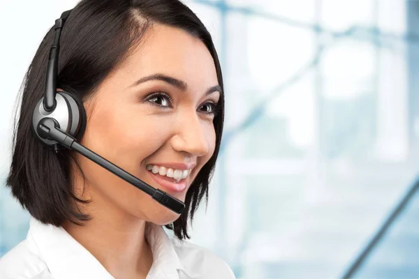 Woman Call Center operator