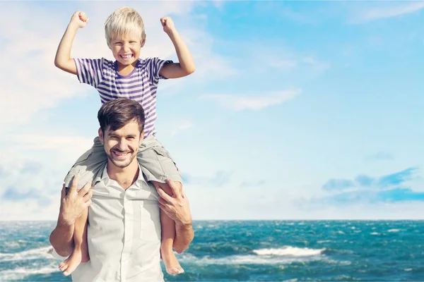 Young father with son — Stock Photo, Image