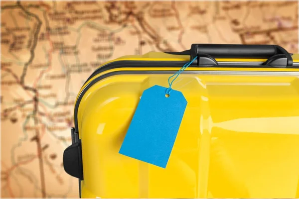 Yellow travel case — Stock Photo, Image