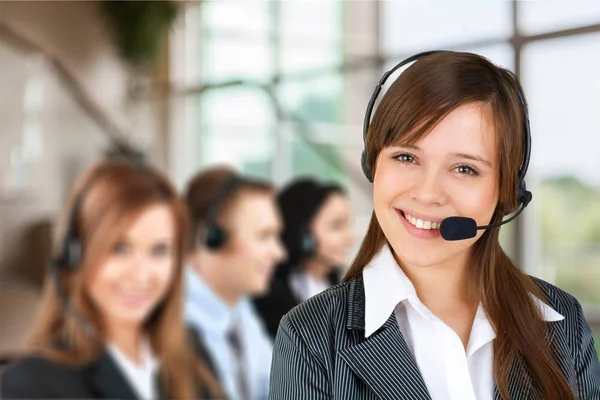 young woman face with headphones