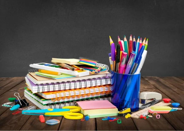 School stationery composition — Stock Photo, Image