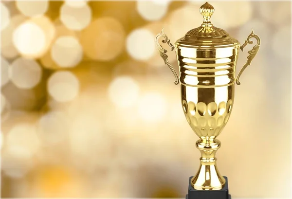 Beautiful golden trophy — Stock Photo, Image