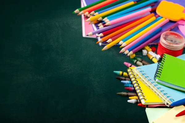 Composizione della cancelleria scolastica — Foto Stock