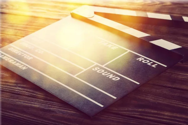 Movie clapper template — Stock Photo, Image