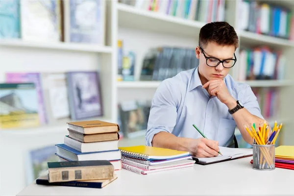 Man studying in school — Stock Photo © billiondigital #154676932