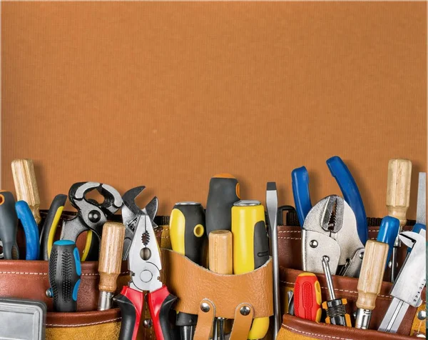 Correa de herramientas con herramientas — Foto de Stock