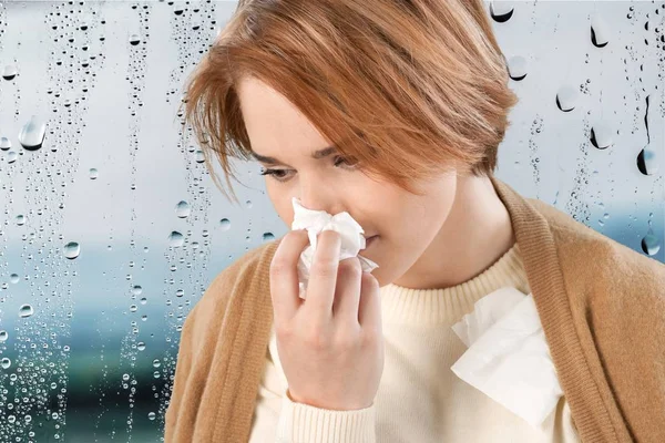 Alergias o concepto de frío . —  Fotos de Stock