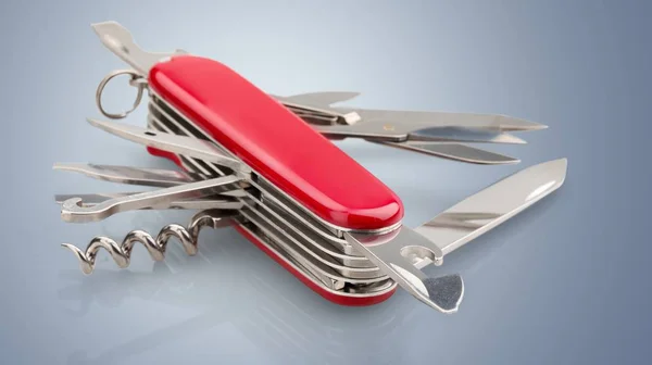 Multi-Tasking metal Penknife — Stock Photo, Image