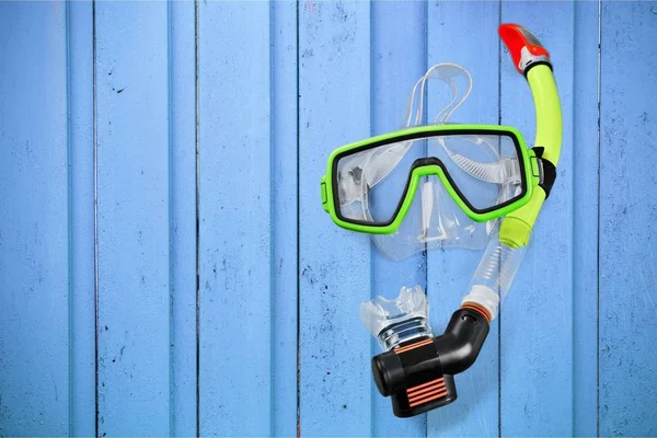 スキューバダイビングスノーケ リング マスクとチューブ — ストック写真