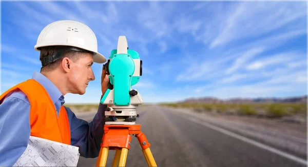 Inquérito Masculino fazendo pesquisa — Fotografia de Stock