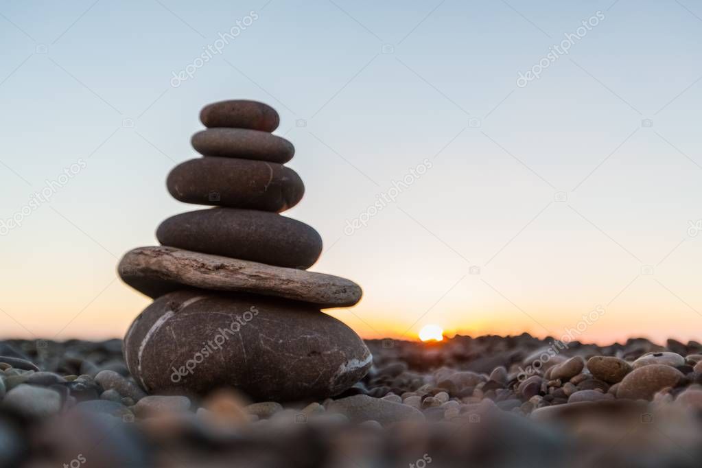 zen basalt stones 