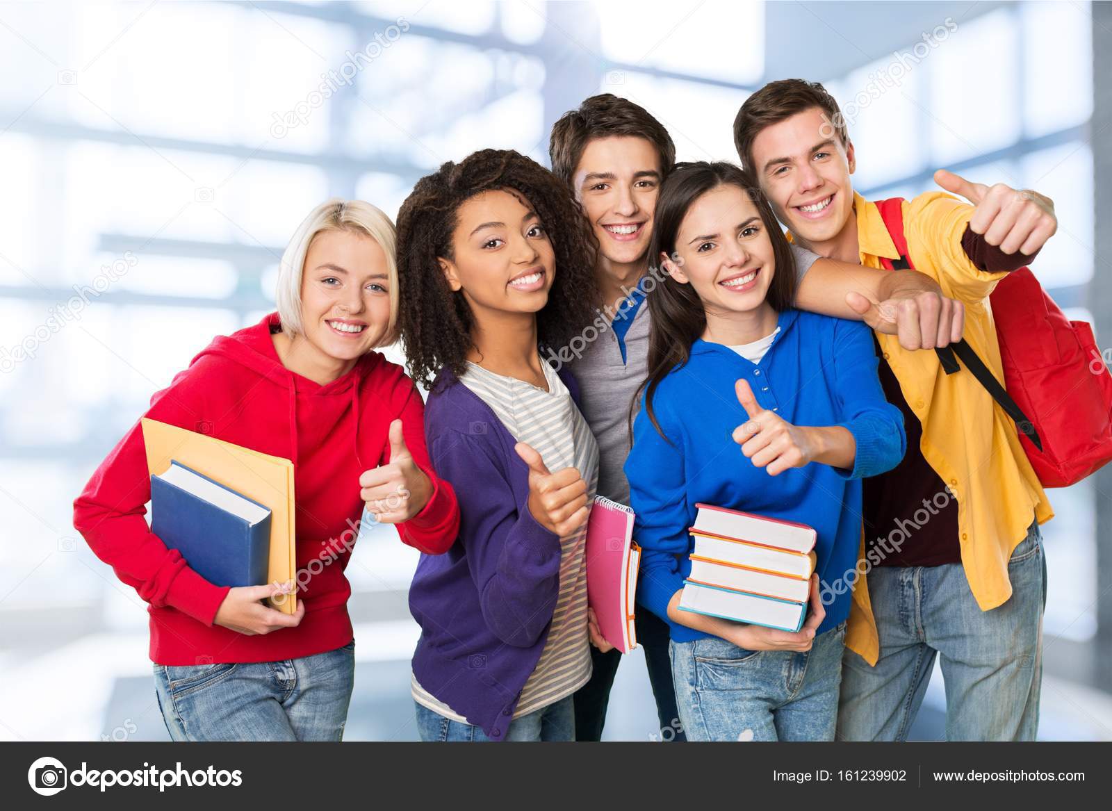 Group of Young students Stock Photo by ©billiondigital 161239902