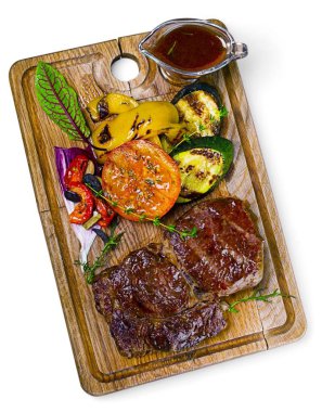 Sebzeli ızgara biftek