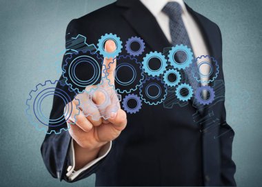 adam iş ikonları/simgeleri dokunmadan 