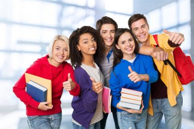 Genç öğrenci grubu  