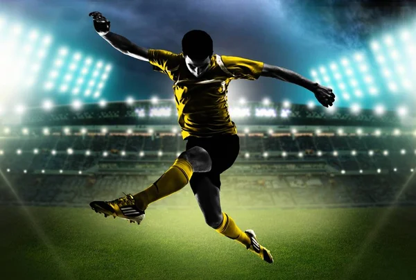 Hombre jugador de fútbol — Foto de Stock