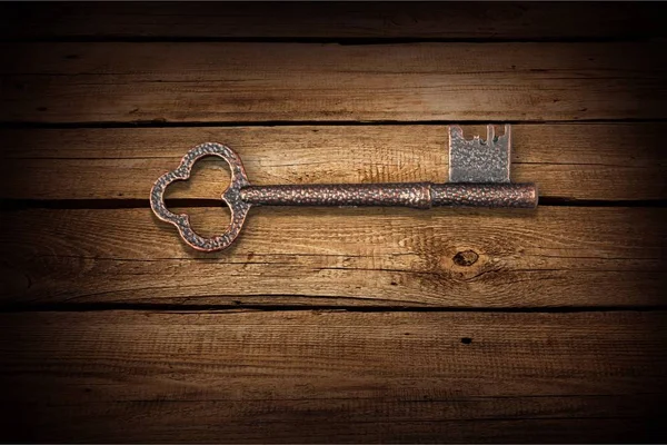 Stary klucz do rocznika — Zdjęcie stockowe