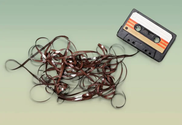 Alte Tonbandkassette — Stockfoto