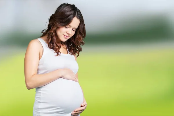 Mujer embarazada hermosa — Foto de Stock