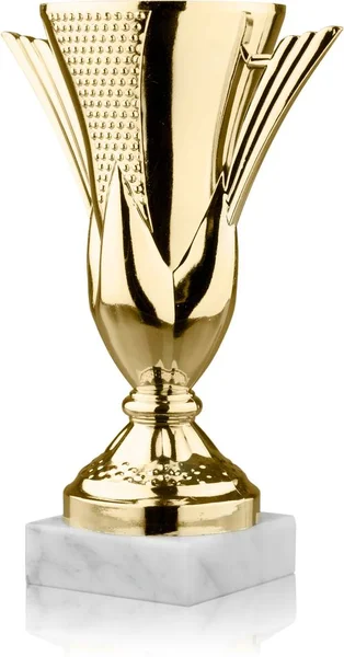 Golden trophy cup — Stock Photo, Image