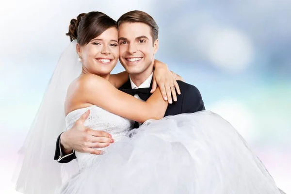 Young wedding couple — Stock Photo, Image